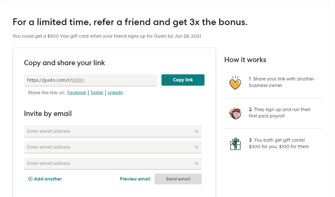 gusto referral program incentives
