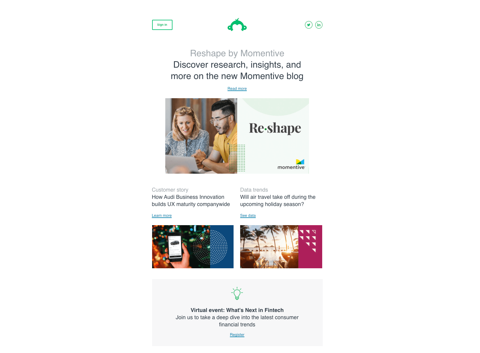 SurveyMonkey: Newsletter marketing email