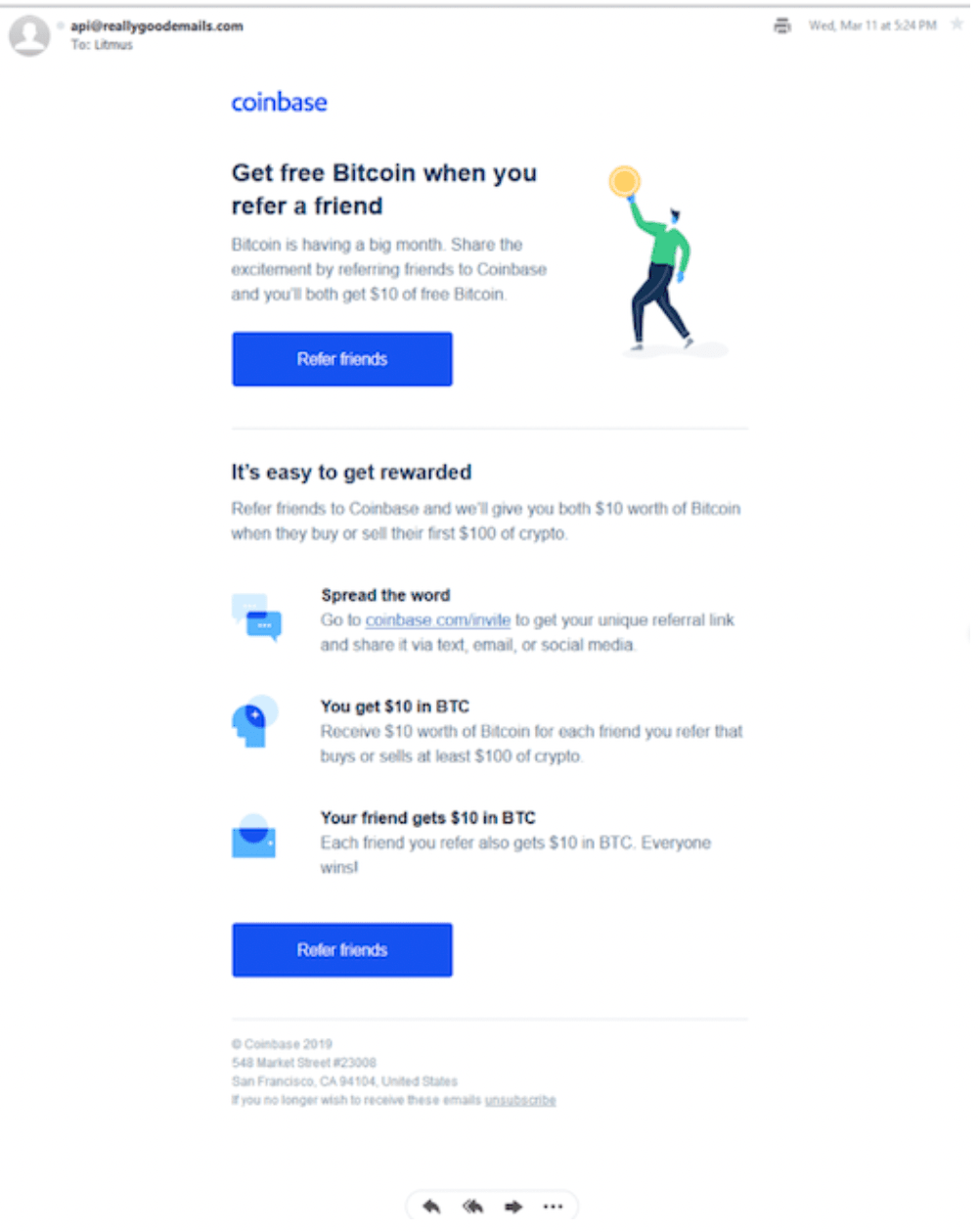 coinbase referral program