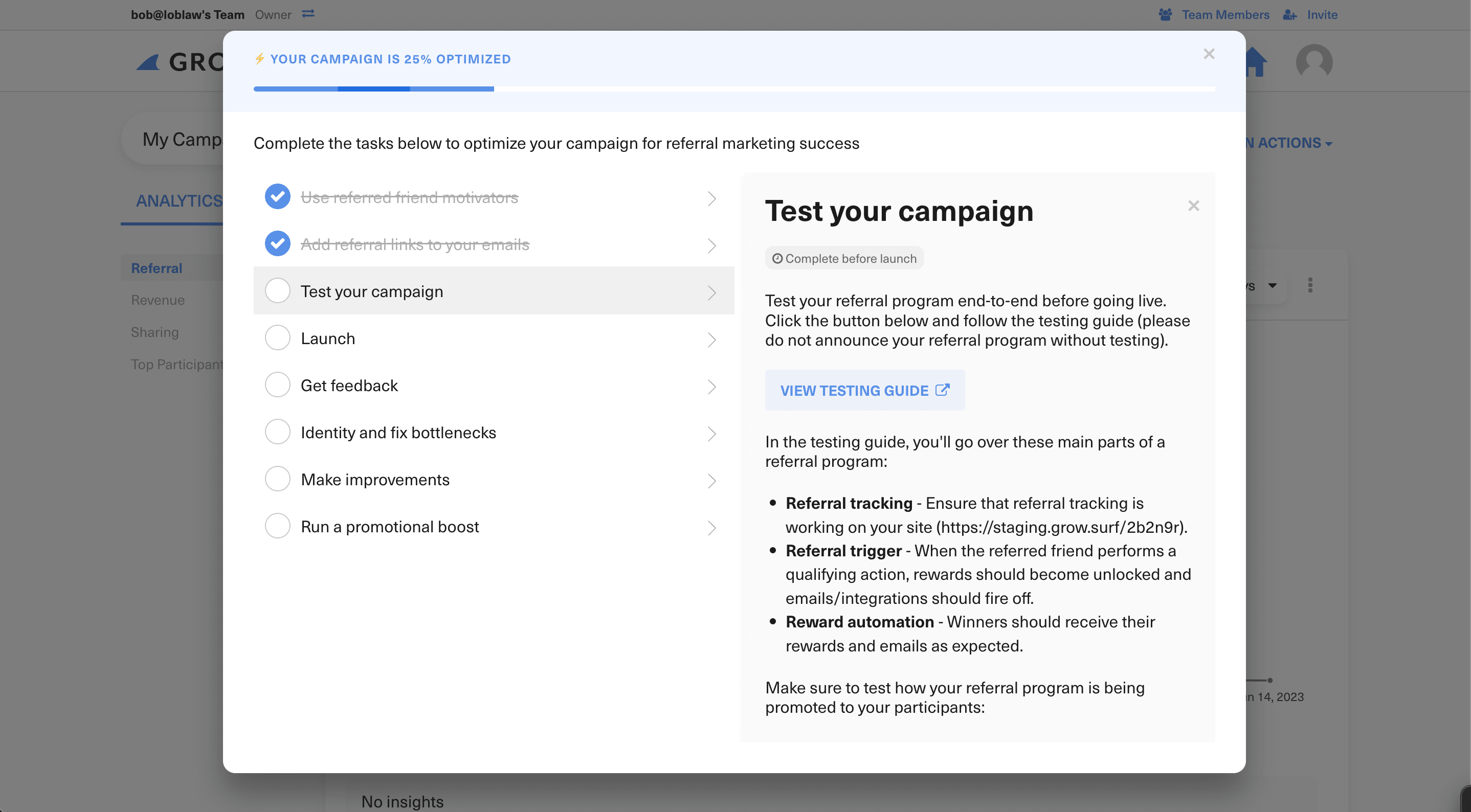 how to launch a referral program