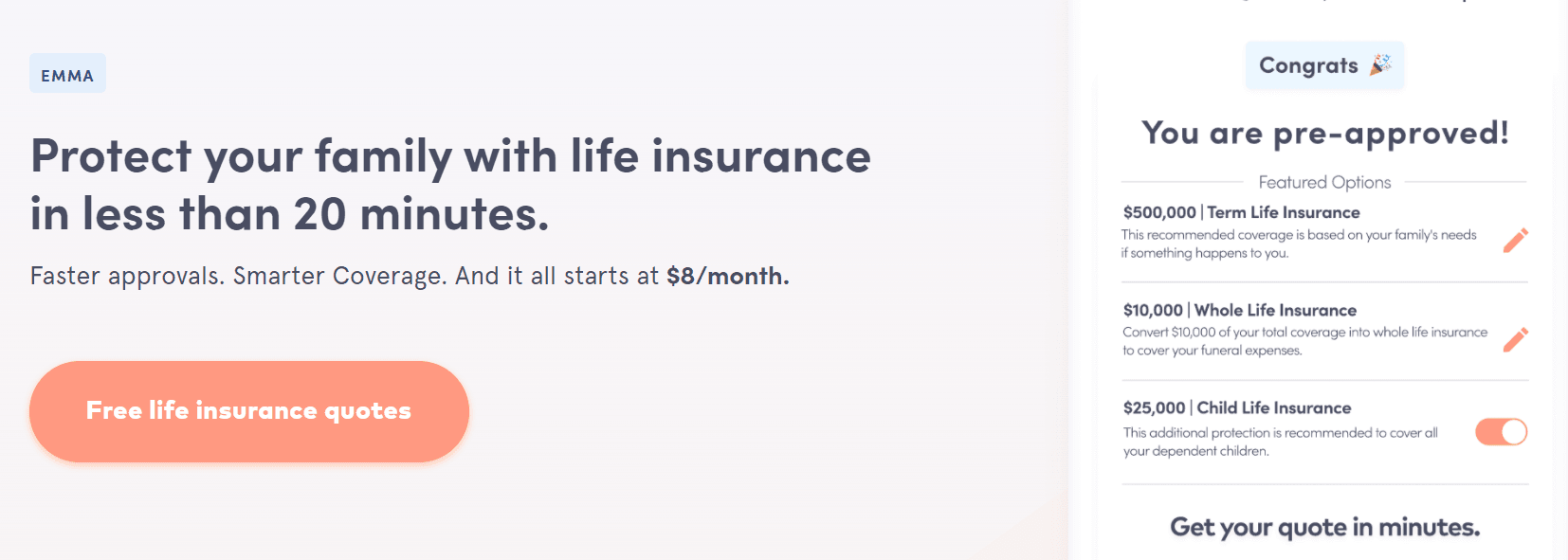 Emma Life Insurance referral program