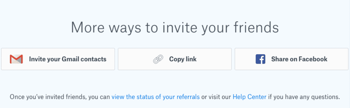 dropbox refer a friend integrations