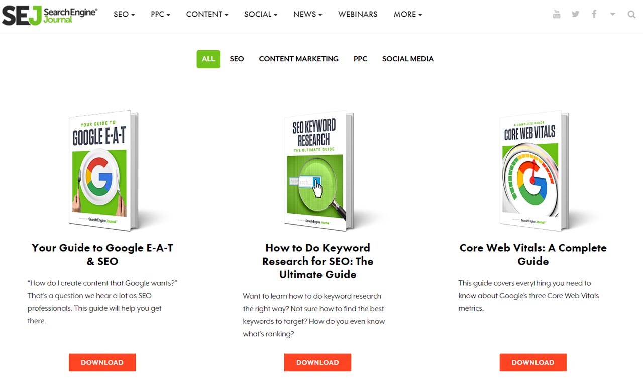 Search Engine Journal ebook library