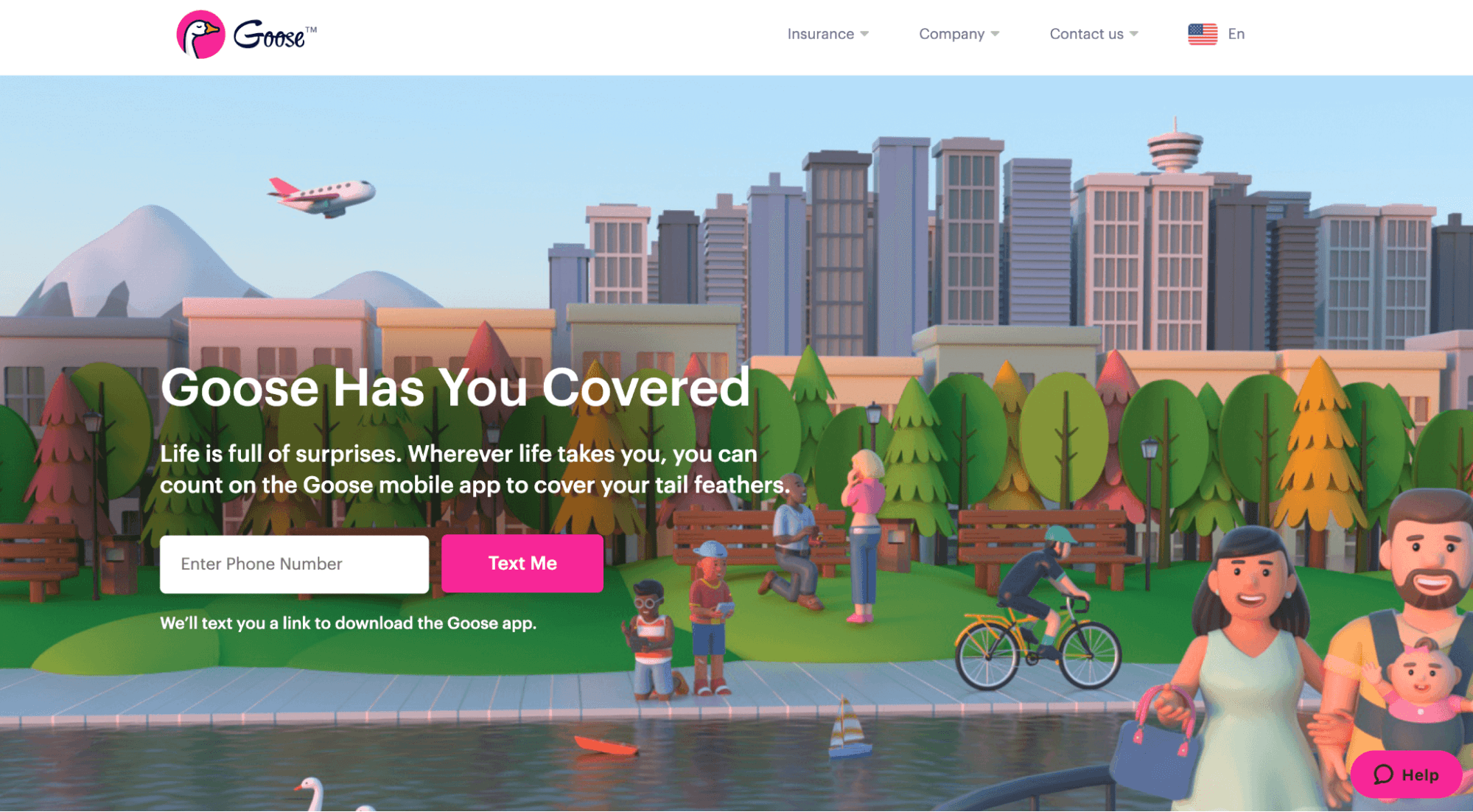 Goose insurance mobile app