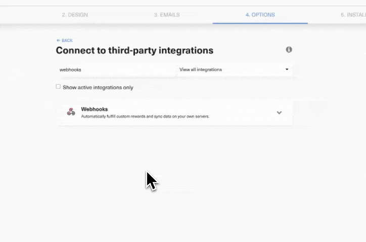 Webhooks in GrowSurf