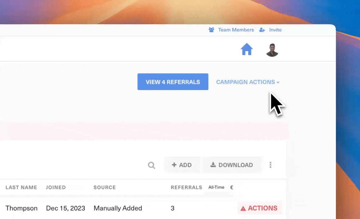 End Campaigns in GrowSurf