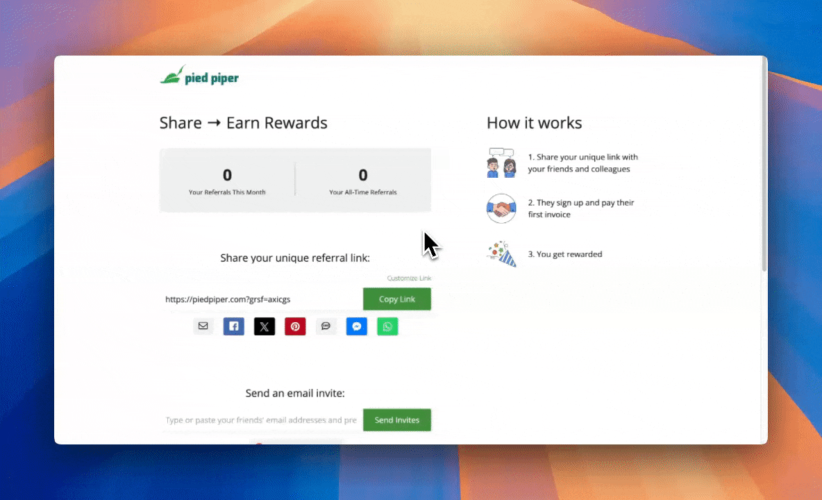 Vanity Links in GrowSurf