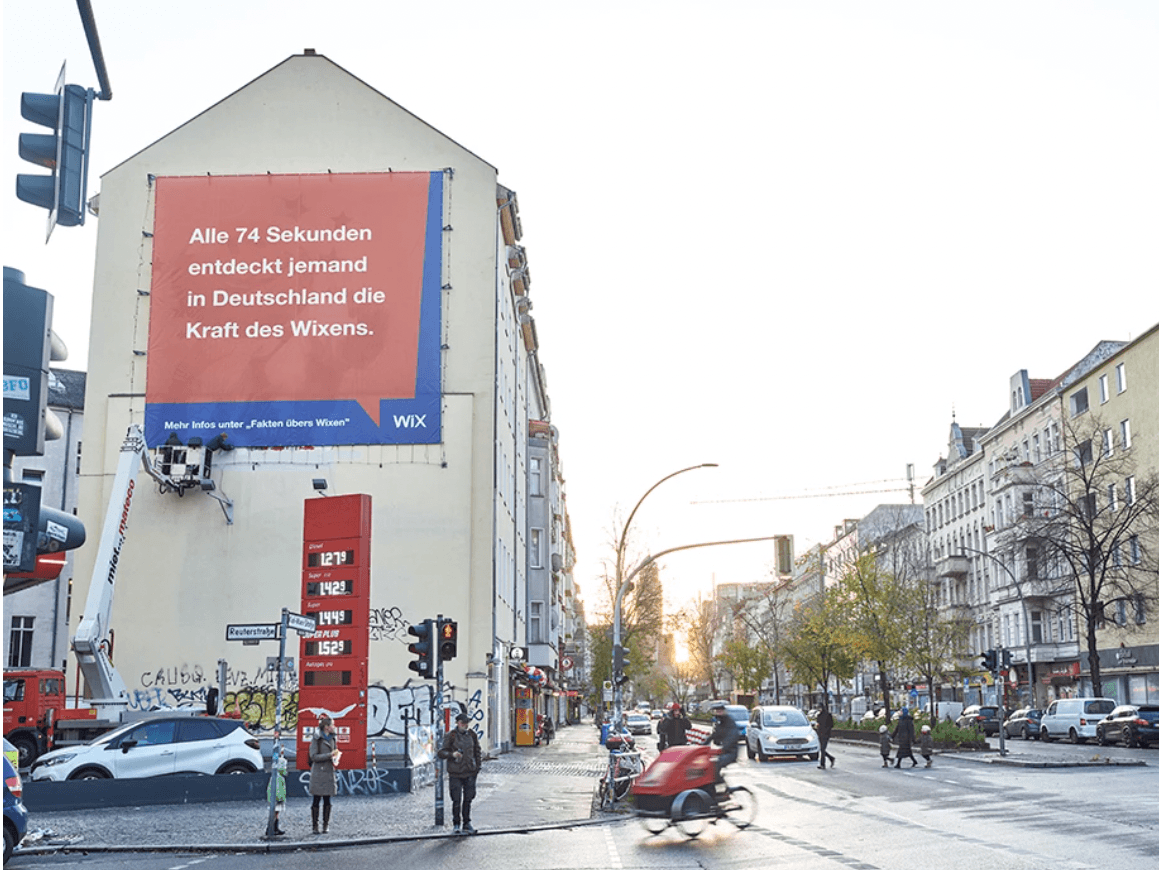 guerrilla marketing ideas Wix