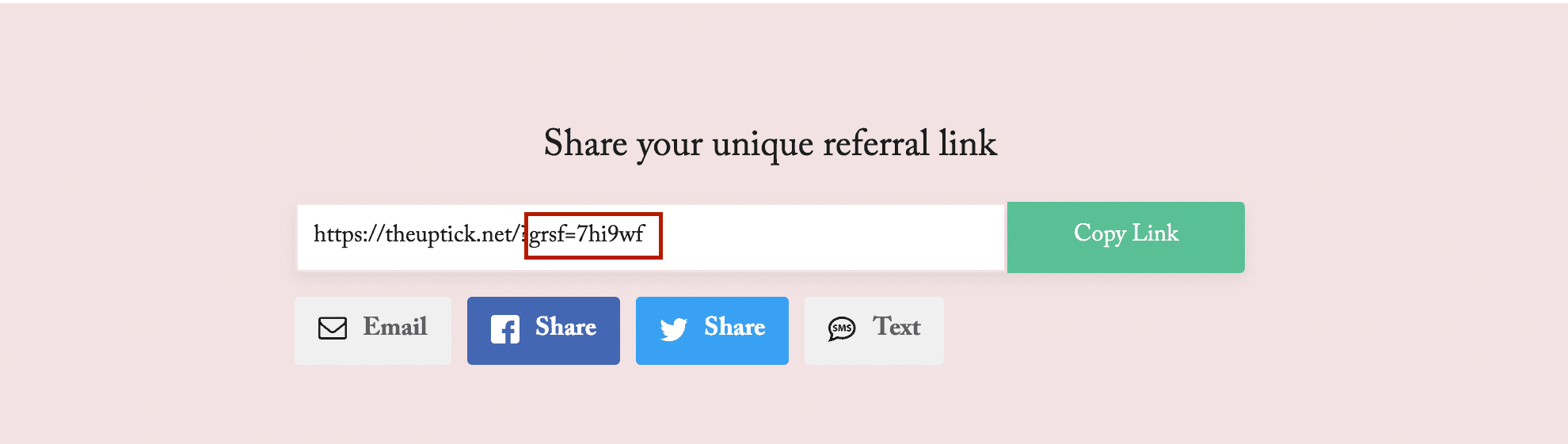 uptick referral program