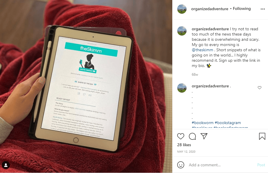 brand ambassador UGC example